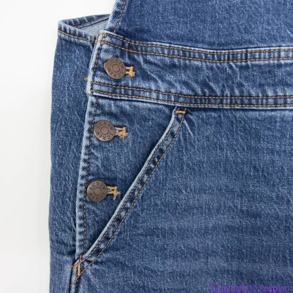 NEW J Crew‎ Classic overalls in all-day stretch, Broken In Coastline Bl, M - Picture 11 of 16